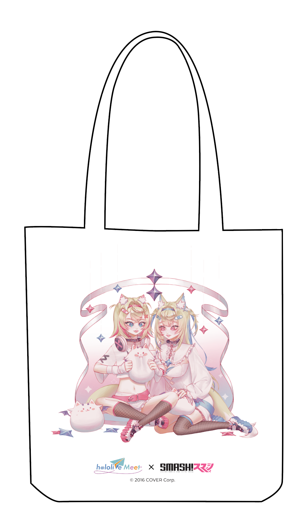 hololive x SMASH! FuwaMoco Tote Bag – SMASH! Online Store