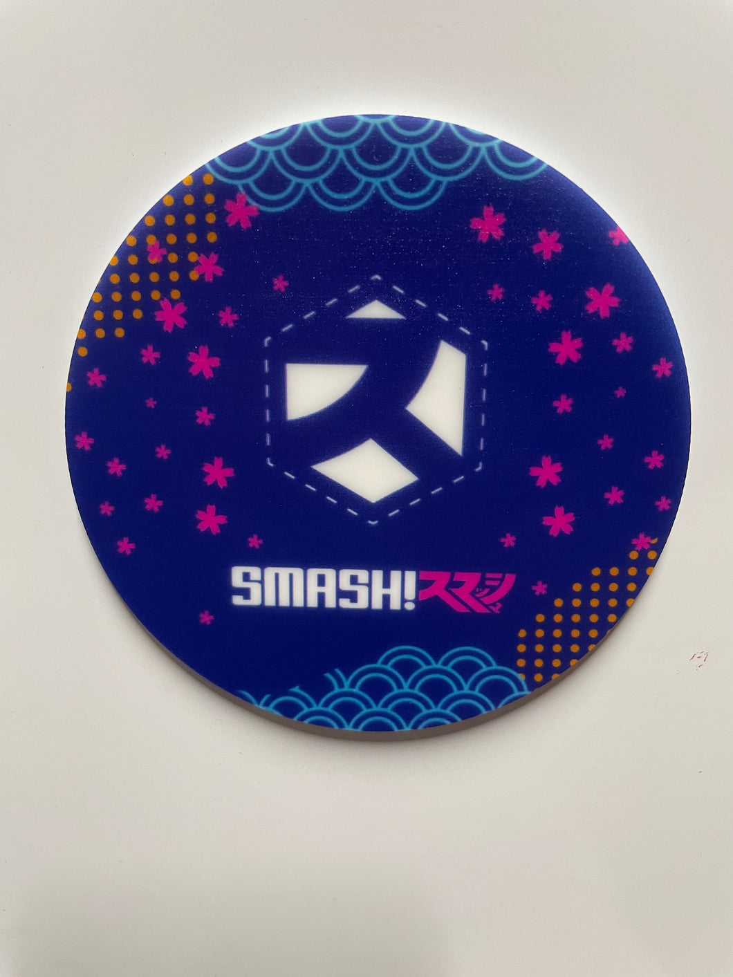 SMASH! Hexagon Logo Coaster