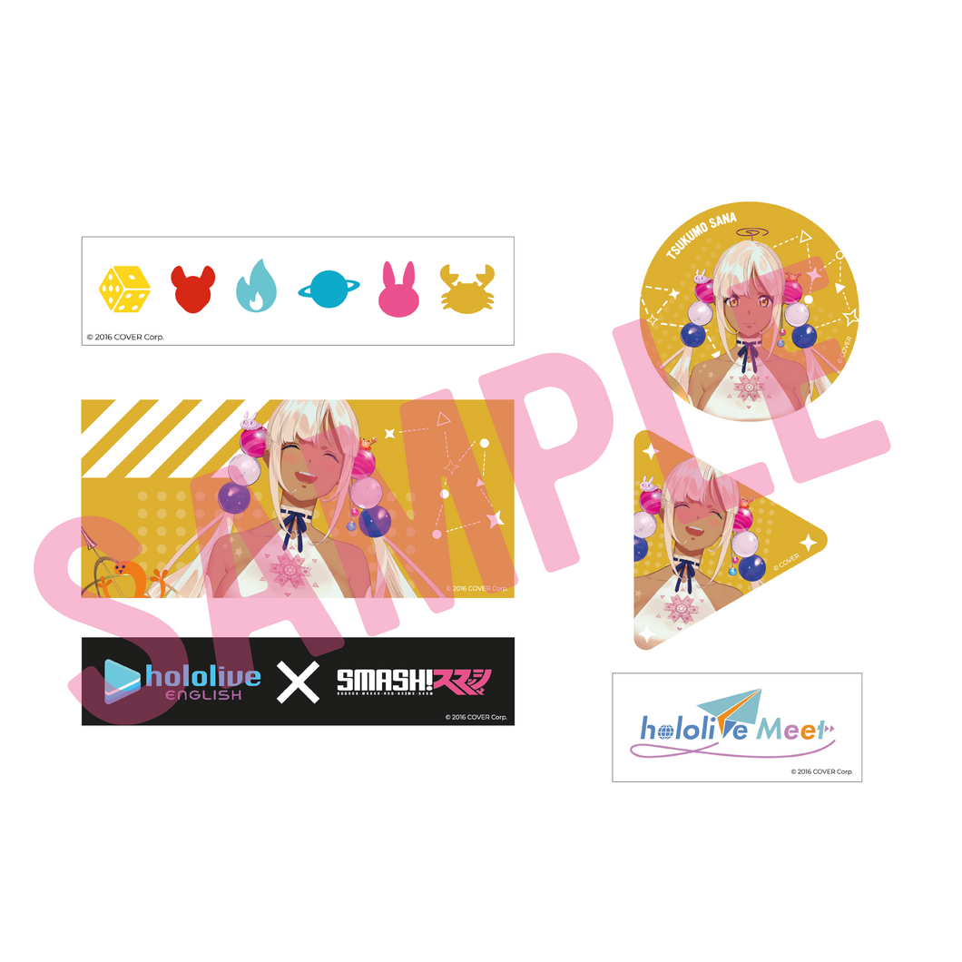 hololive X SMASH! 2022 Sticker Pack - Tsukumo Sana